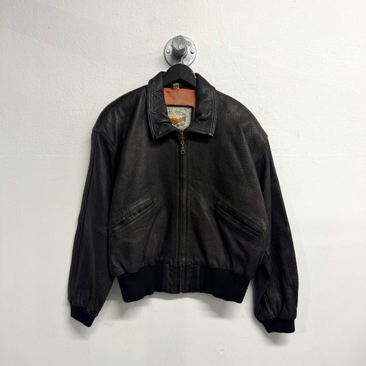 VINTAGE Bomber Leather Jacket