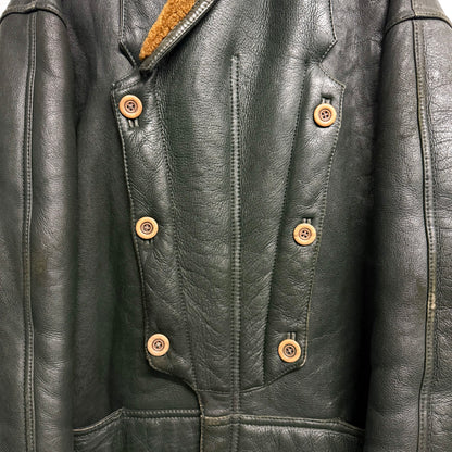 MARITHÉ FRANÇOIS GIRBAUD By RUFFO 1980s Shearling Leather Jacket