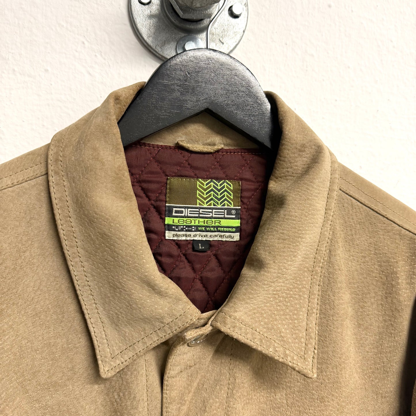 DIESEL Suede Leather Western Jacket