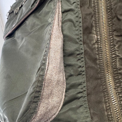 CHEVIGNON Bomber Jacket Leather Details