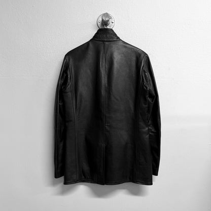 YOHJI YAMAMOTO POUR HOMME 2012 AW Leather Blazer Jacket