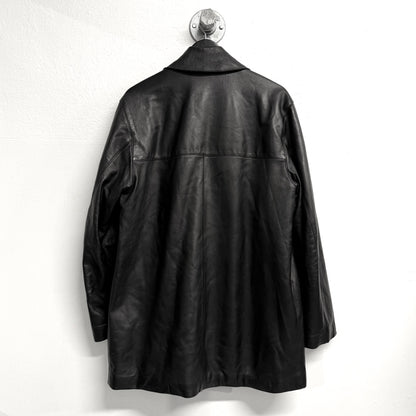 C.P. COMPANY Vintage Leather Coat Jacket
