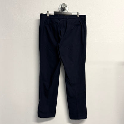 VERSACE Pleated Dark Blue Pants