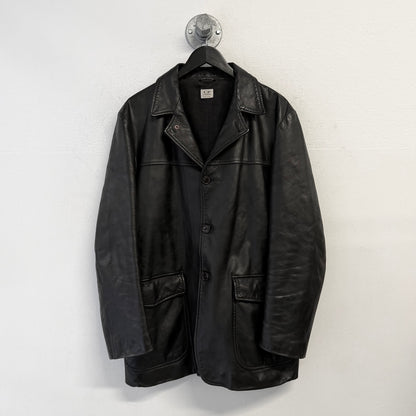 C.P. COMPANY Leather Blazer Jacket