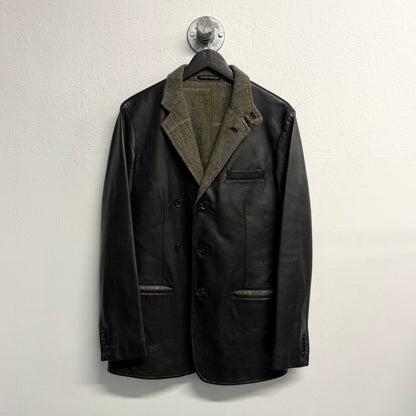 YOHJI YAMAMOTO POUR HOMME 2012 AW Leather Blazer Jacket