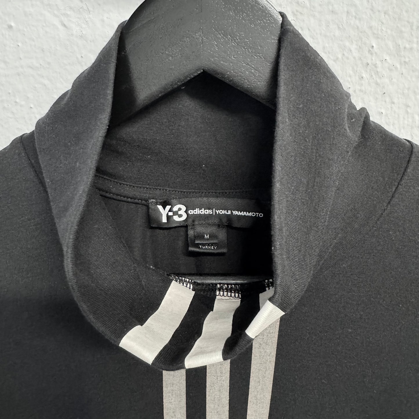 YOHJI YAMAMOTO Y-3 Stripes Turtleneck
