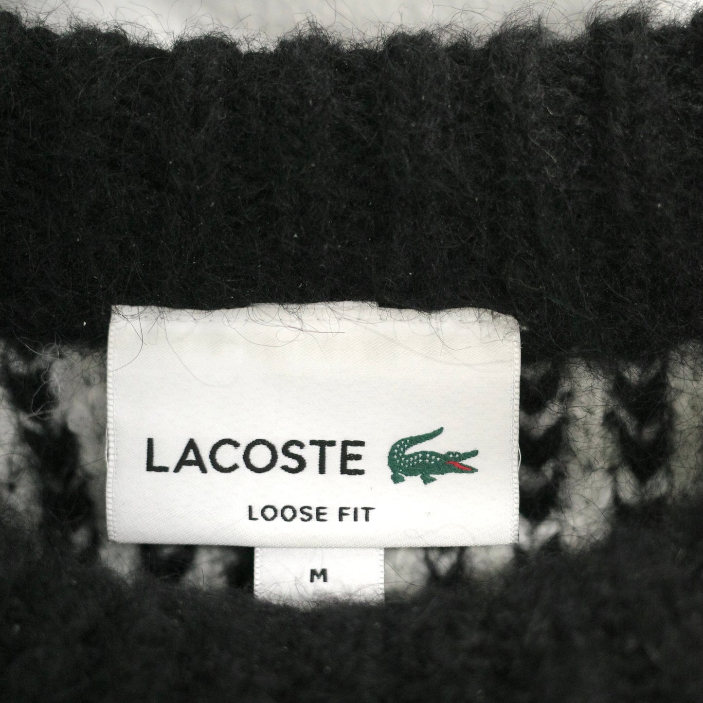 LACOSTE Javier Wool/Alpaca Oversized Sweater