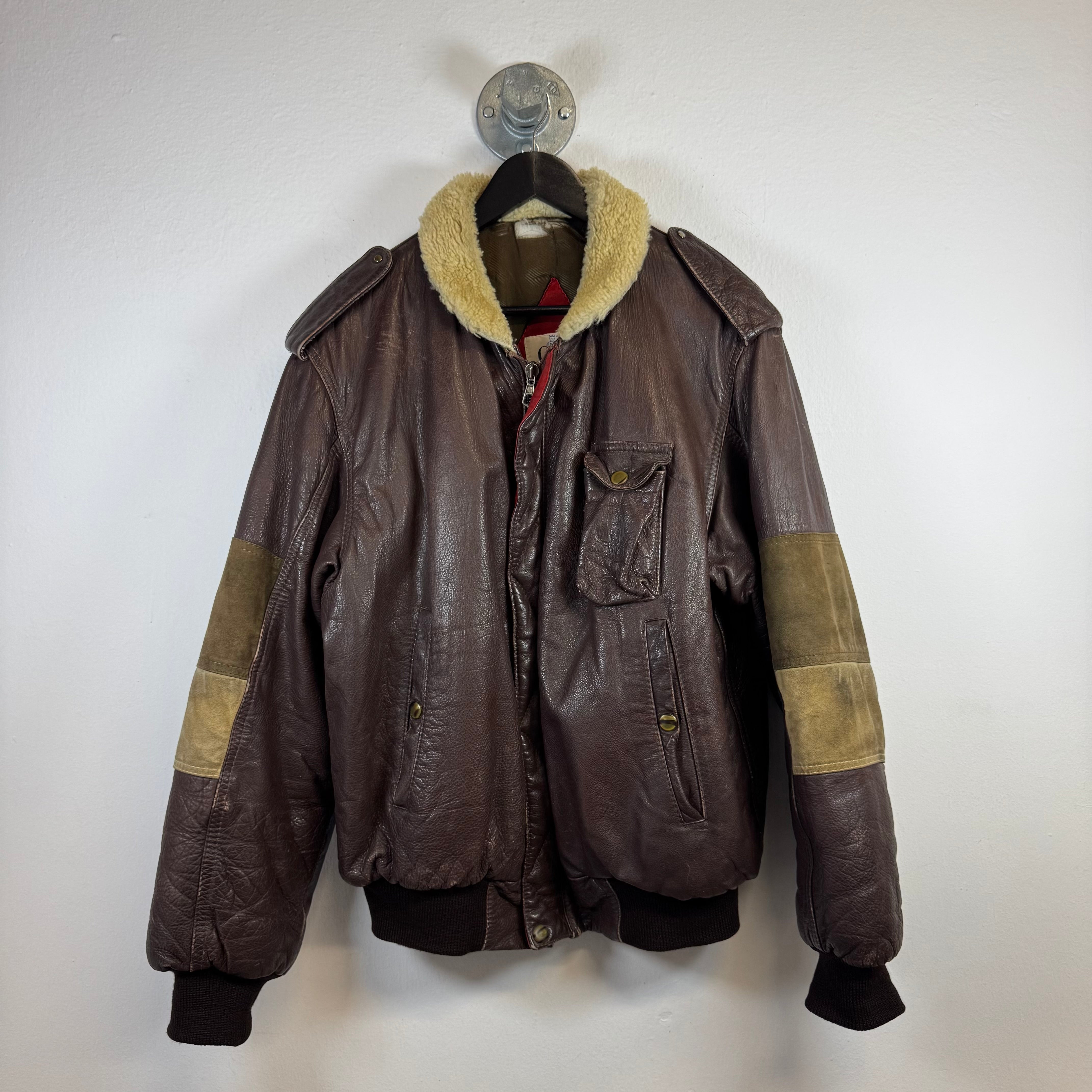 C.P. COMPANY 1980s Dutch Police Leather Jacket – trick