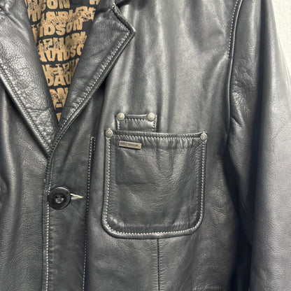 HARLEY DAVIDSON Leather Blazer Jacket