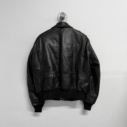 SCHOTT Vintage A-2 Flight Leather Bomber Jacket