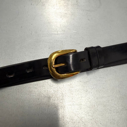 VINTAGE Slim Leather Belt