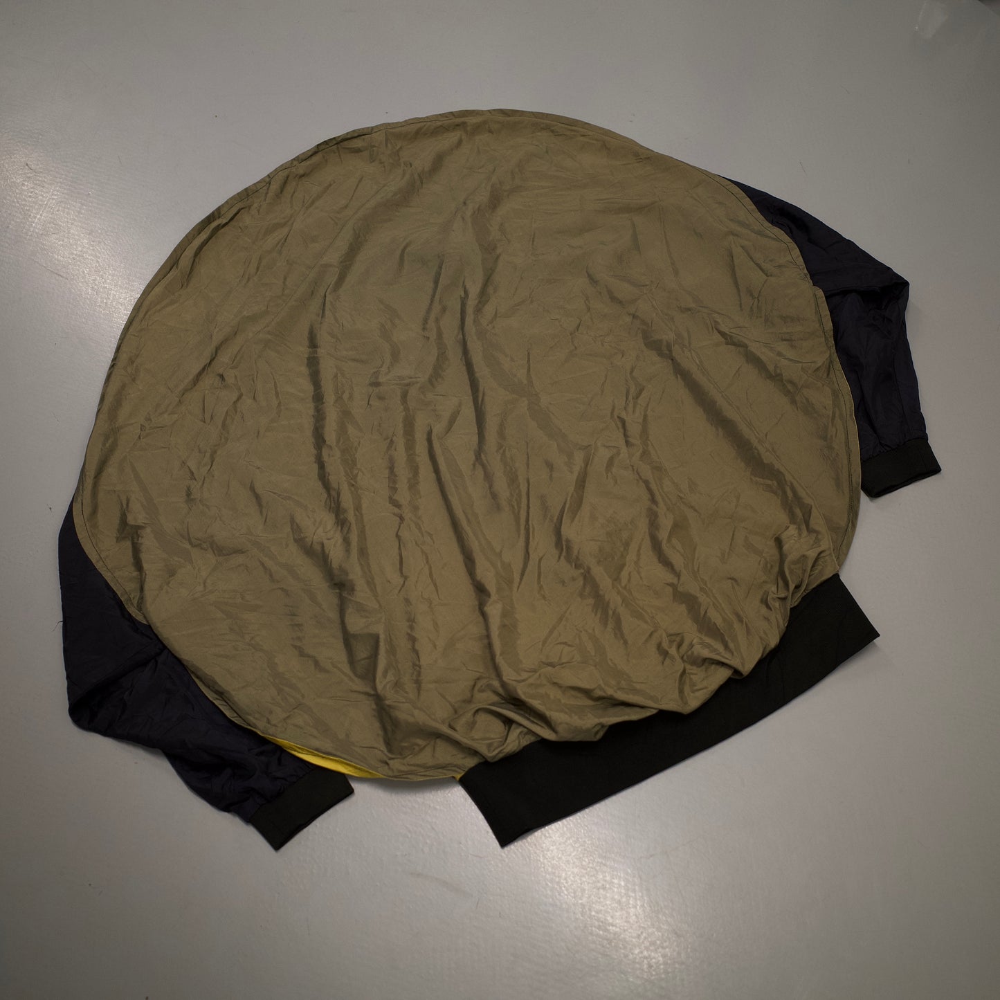 ISSEY MIYAKE AW1987 Circle Pattern Nylon Staff Crewneck