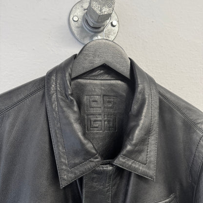 GIVENCHY AW00 Military Multi-Pocket Leather Jacket