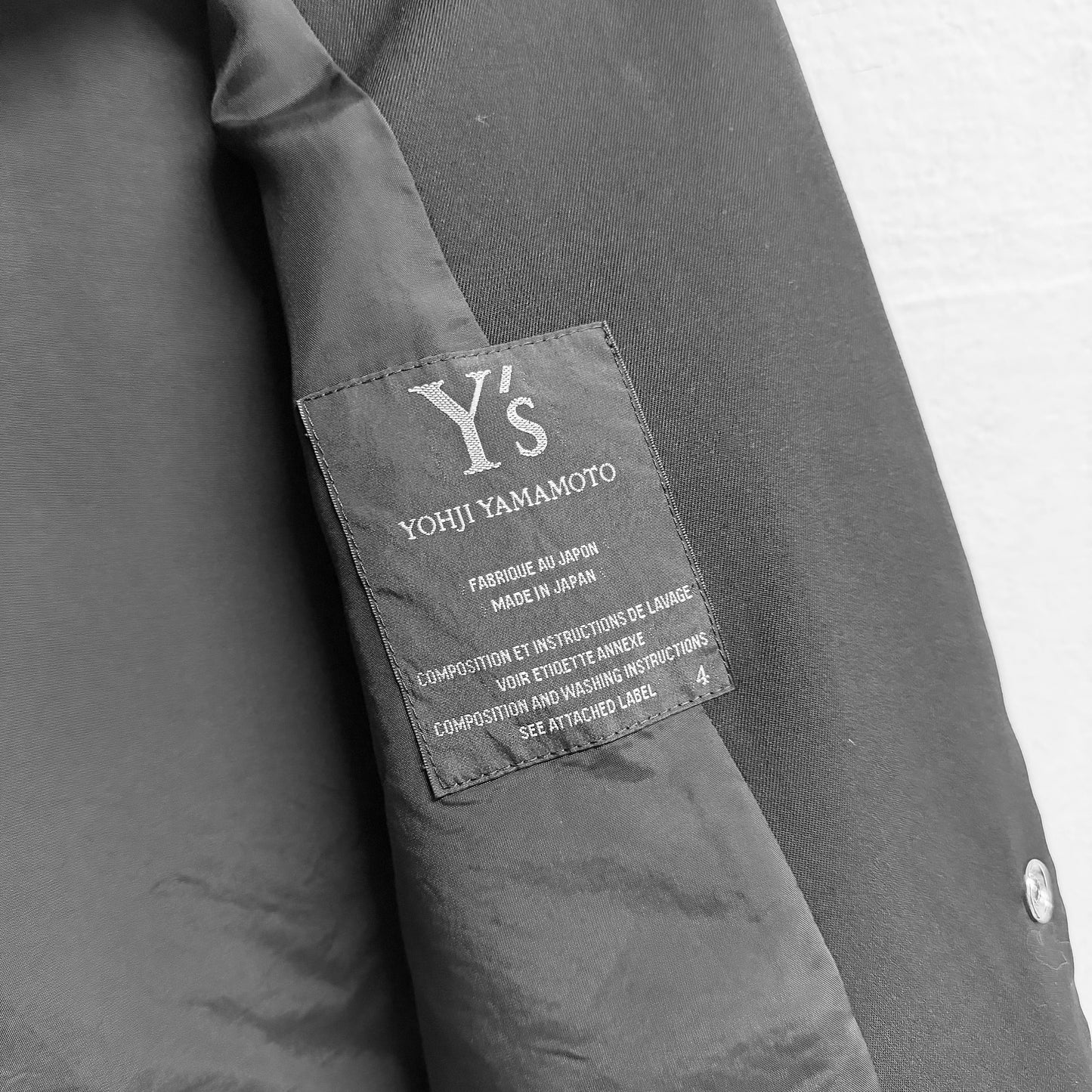YOHJI YAMAMOTO Y’S Wool Blazer Jacket