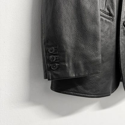 YOHJI YAMAMOTO POUR HOMME 2012 AW Leather Blazer Jacket