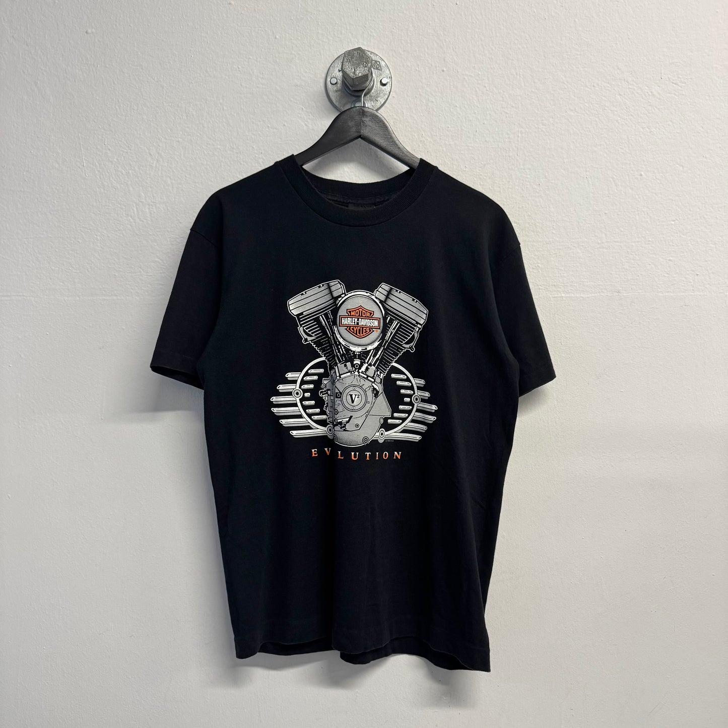 HARLEY DAVIDSON 1995 Single Stitch Ultraviolet V2 Engine TShirt