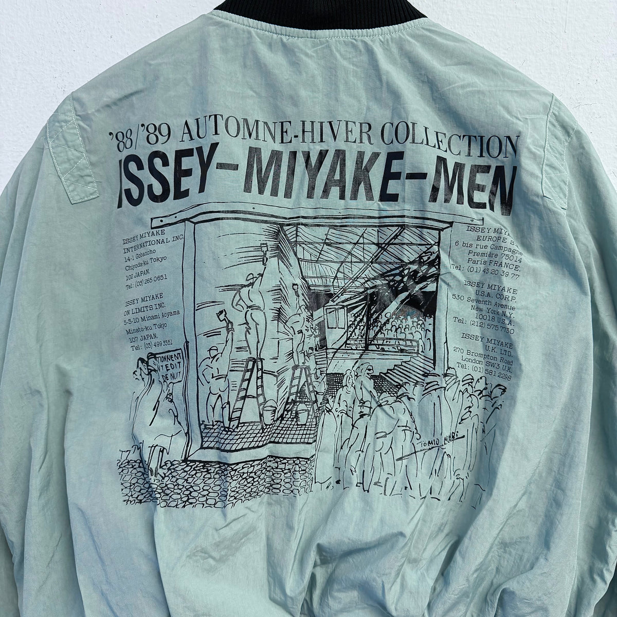 ISSEY MIYAKE ‘88-‘89 Automne-Hiver Collection Double-Faced Bomber Jacket