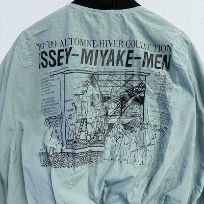 ISSEY MIYAKE ‘88-‘89 Automne-Hiver Collection Double-Faced Bomber Jacket