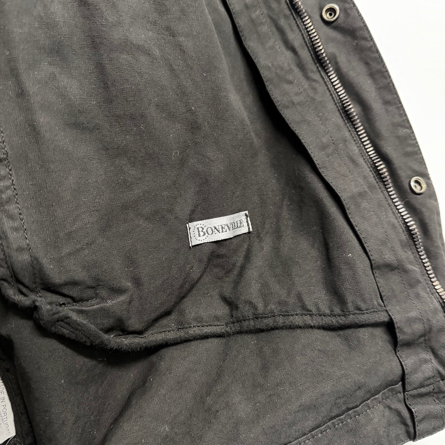 BONEVILLE Vintage Hooded Bomber Jacket