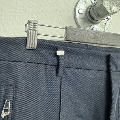 VERSACE Pleated Dark Blue Pants