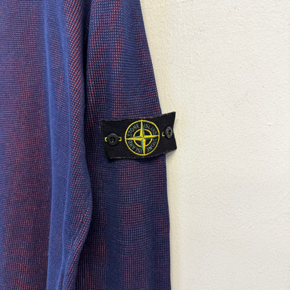 STONE ISLAND Iridescent Two Tone Wafle Knit Jumper