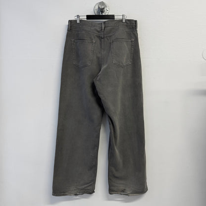 ACNE STUDIOS 1981M FN Saxon Oversized Wide Leg Denim Jeans Pants