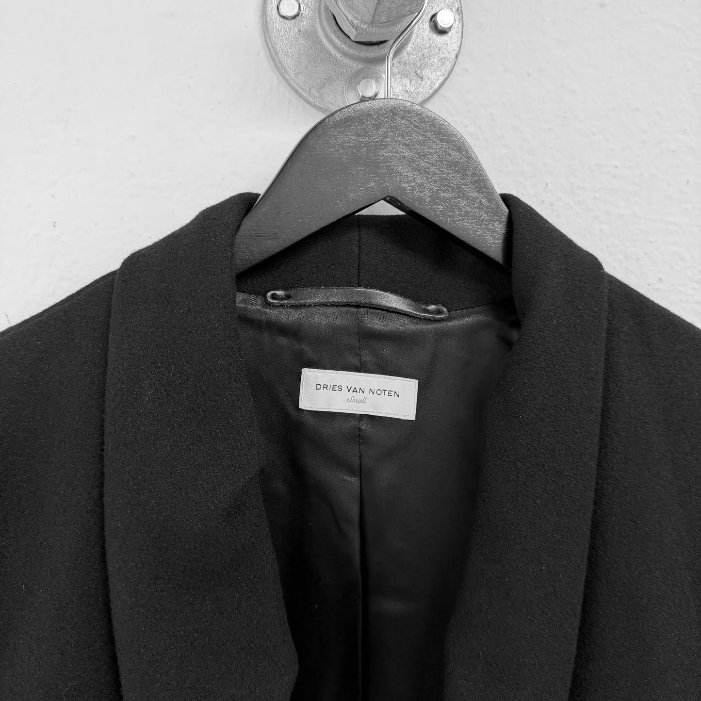 DRIES VAN NOTEN Wool Cashmere Belted Coat