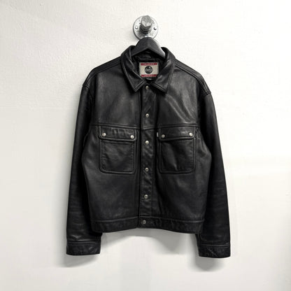 LEVIS 80s/90s Silvertab Vintage Trucker Leather Jacket