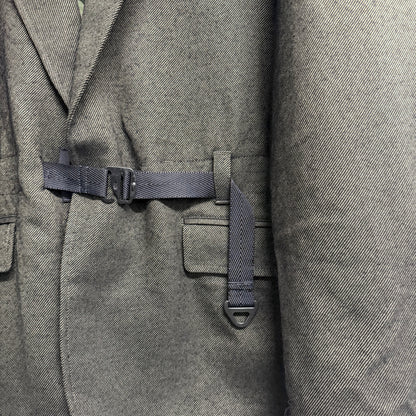 COMME DES GARÇONS HOMME Adjustable Waist Strap Wool Jacket