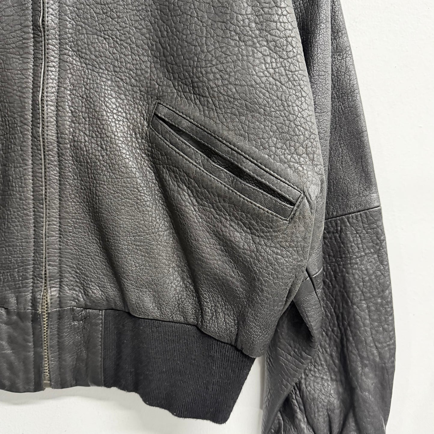 VINTAGE Bomber Leather Jacket