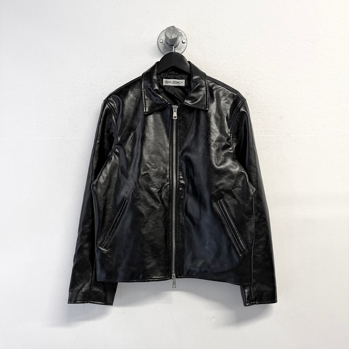 OUR LEGACY Mini Jacket Cowhide Top Dyed Leather