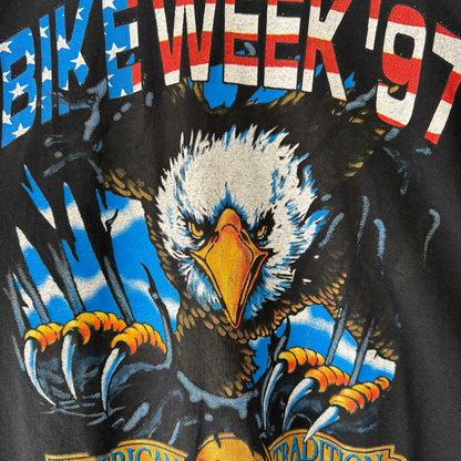 BIKE WEEK 1997 Single Stitch Eagle TShirt